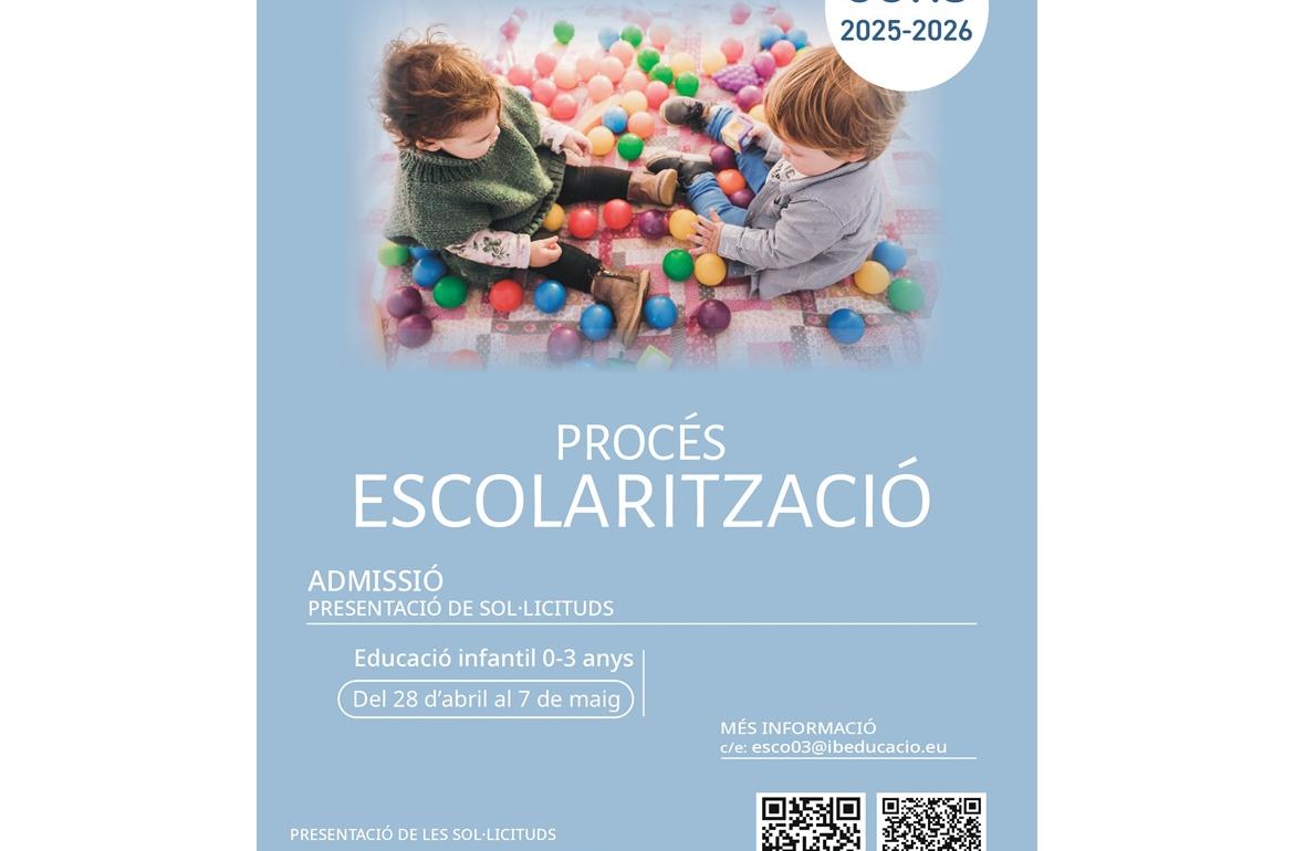 FUTLLETÓ INFORMATIU PROCÉS ESCOLARITZACIÓ CURS 2025-2026