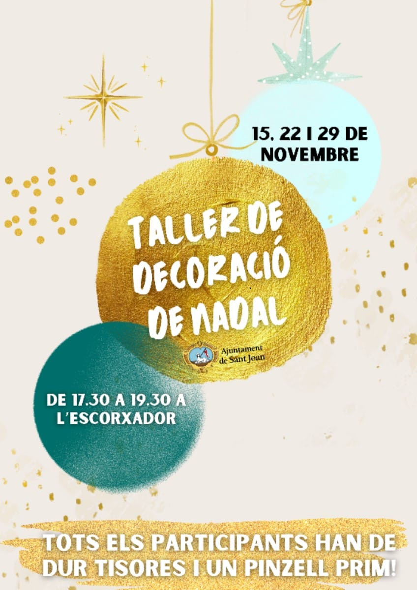 Taller de decoració de Nadal