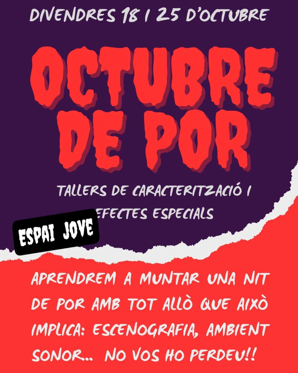 Taller de caracterització i efectes especials