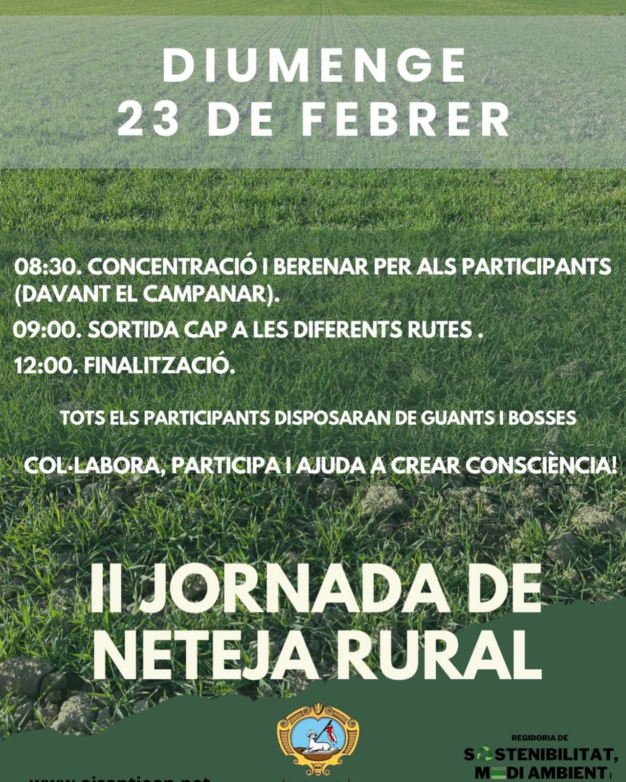 Segona jornada de neteja del món rural en marxa