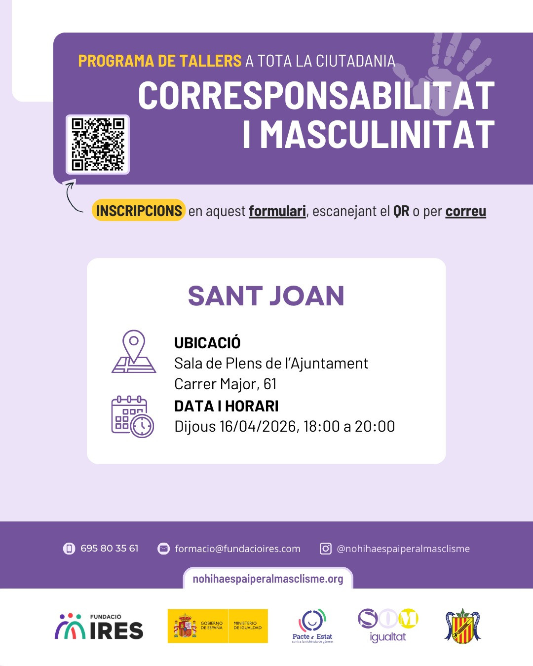 Taller corresponsabilitat i masculinitat