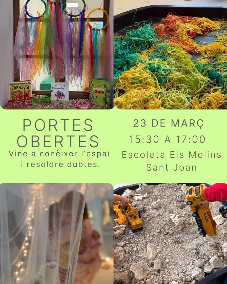 Portes obertes escoleta els Molins