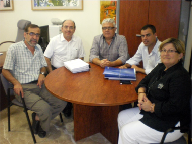 Trobada del Conseller de Cooperació Local amb els membres de l’equip de Govern de Sant Joan per tractar el Pla d’Obres i Serveis