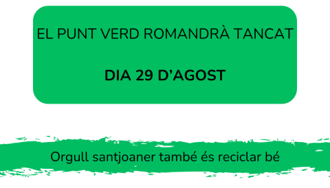 punt verd sant joan