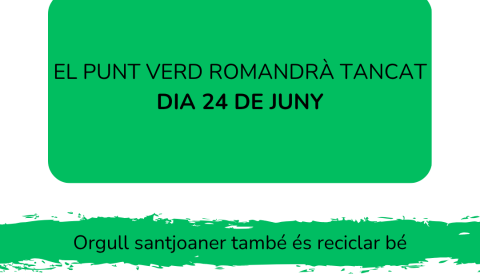 punt verd sant joan